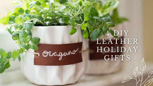 4 DIY Leather Holiday Gifts