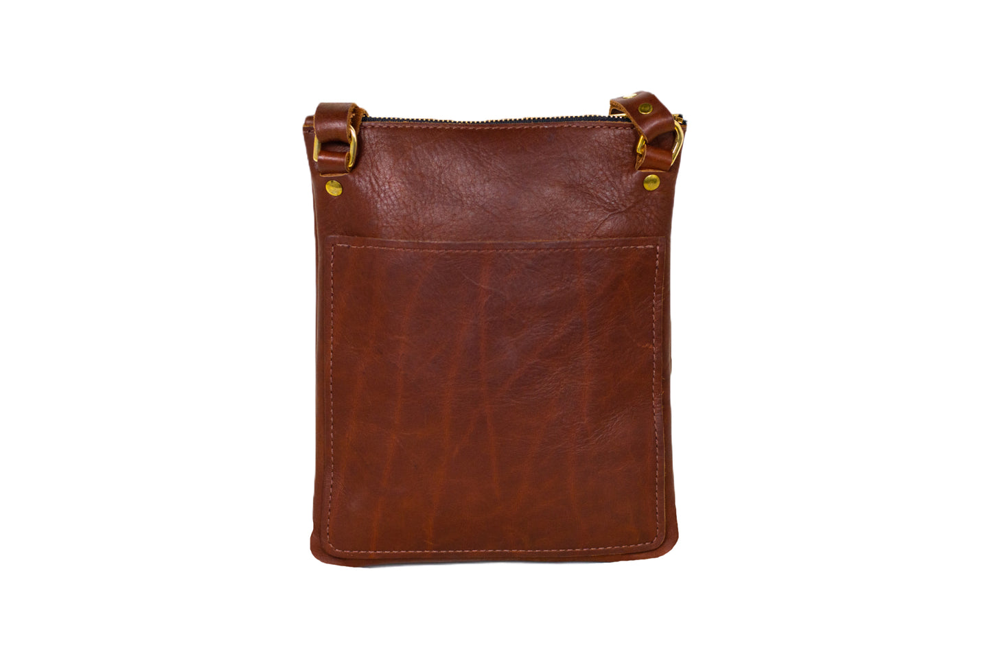 A view of the back exterior slip pocket of the Urban Slim Crossbody.