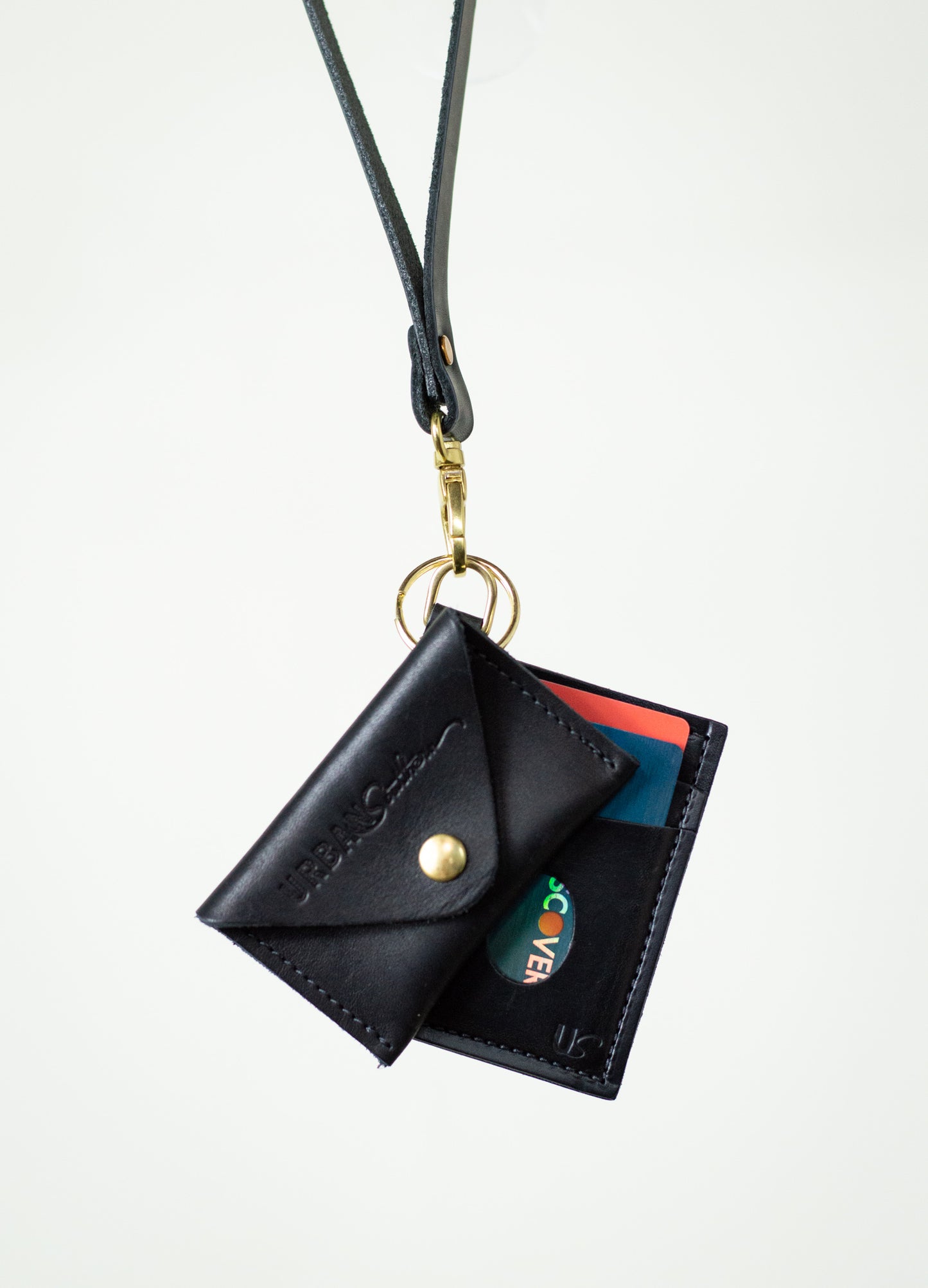 The Keychain Coin Purse easily attaches to the Urban Southern Everly Wristlet Wallet.