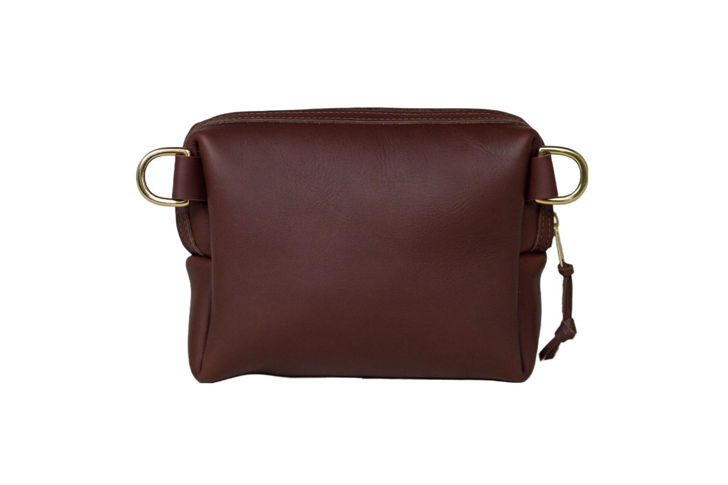 The Urban Sling crafted from full-grain leather & brass hardware.