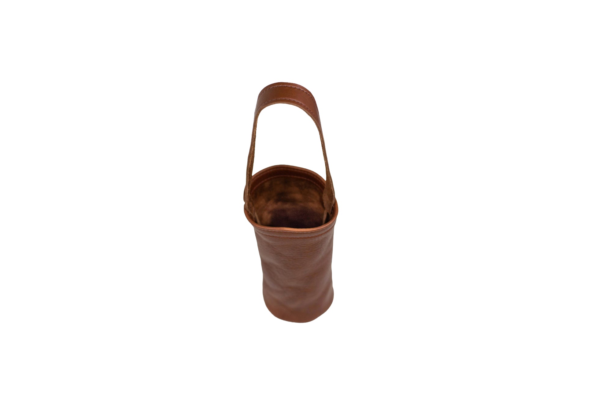 Studio image showcasing the interior of a cognac Urban Wine Tote.
