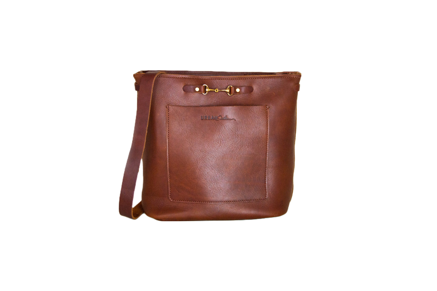 The Lexington Julep handbag, handcrafted from full-grain leather & brass hardware.