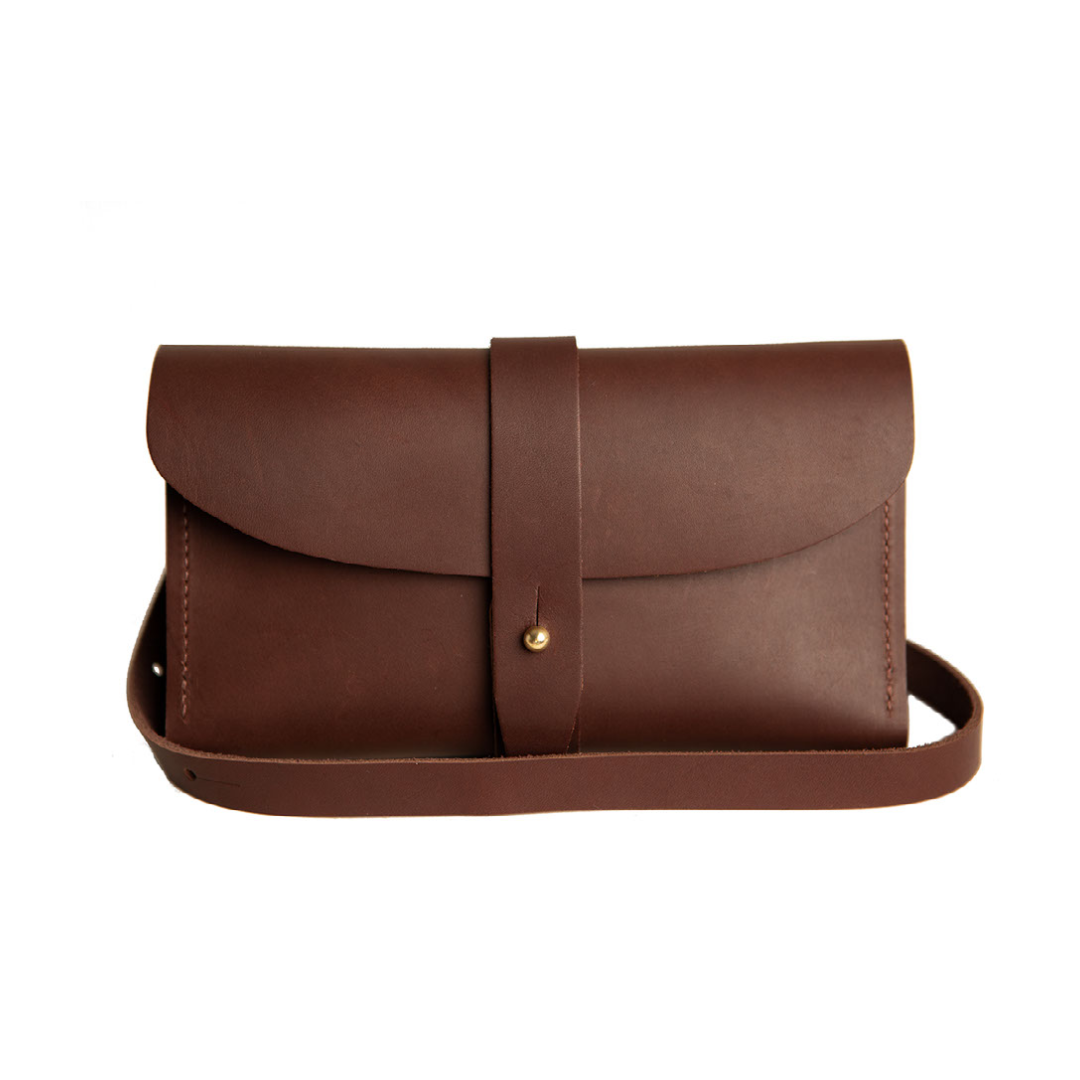 Leather crossbody wallet sale