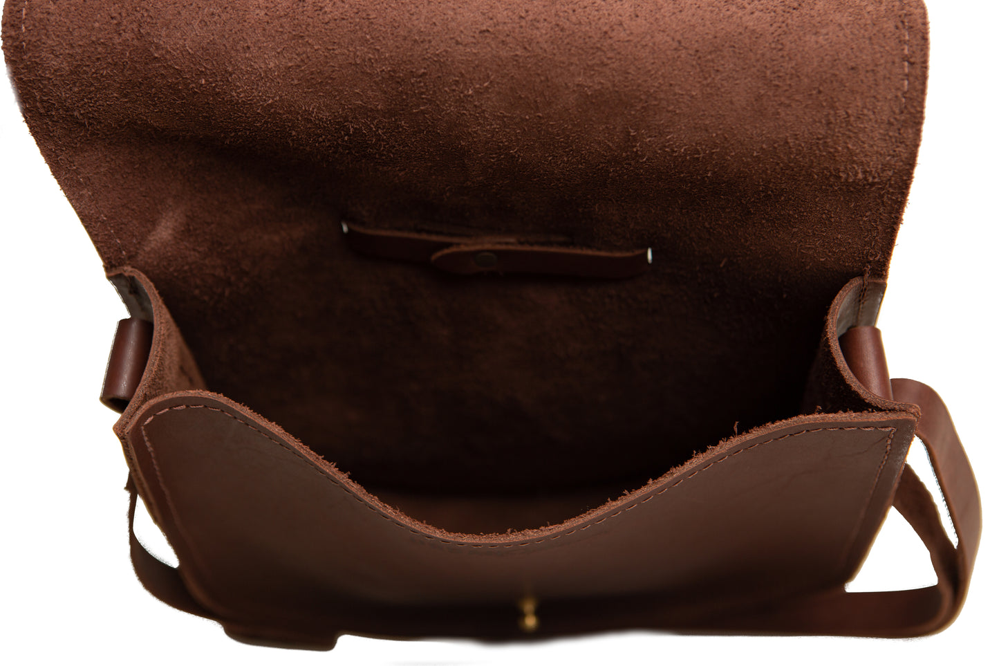 The Heritage Saddlebag has a large open storage area inside.