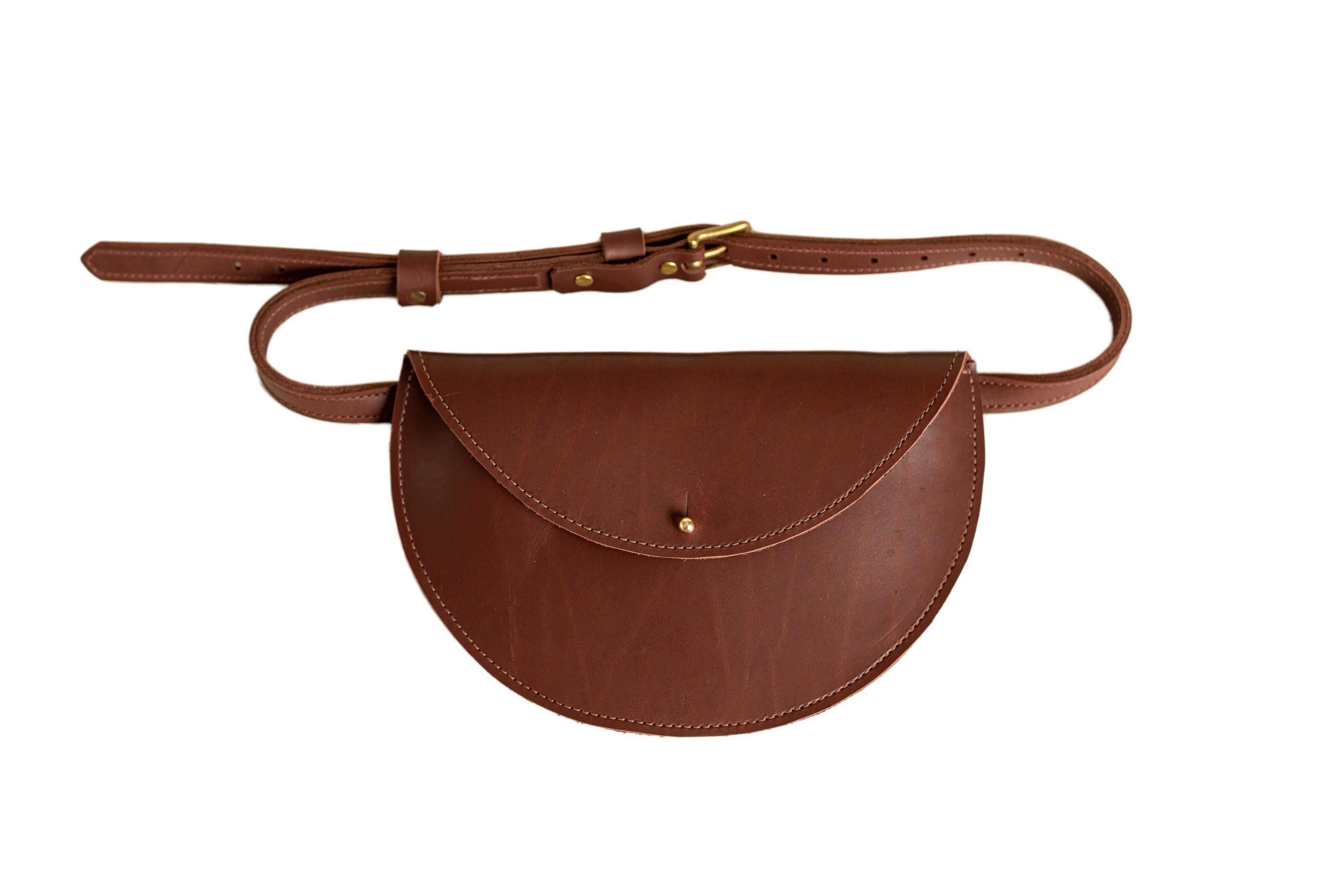 Leather belt purse deals