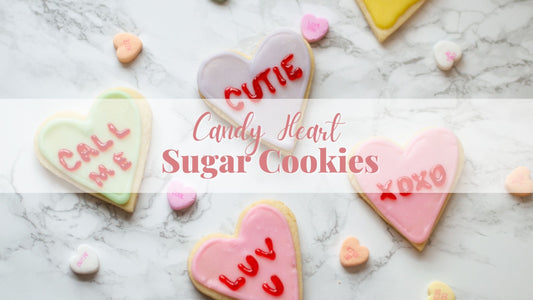 Candy Heart Sugar Cookies