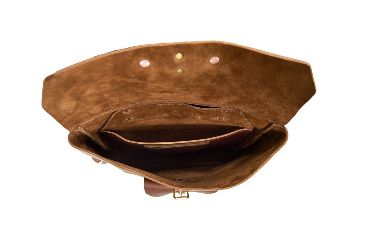 The open interior of the urban rucksack