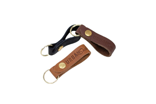 The Urban Key Fob, available in 3 leather colors. 
