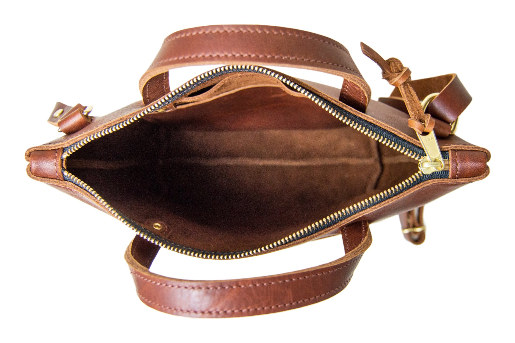 An interior view of the Quinn Crossbody. 